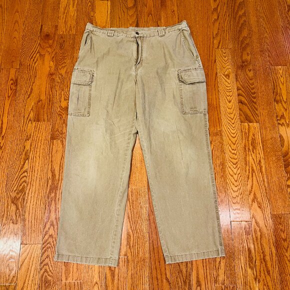 Vintage LL Bean Cargo Pants Mens Size 42 x 32 - Picture 3 of 16